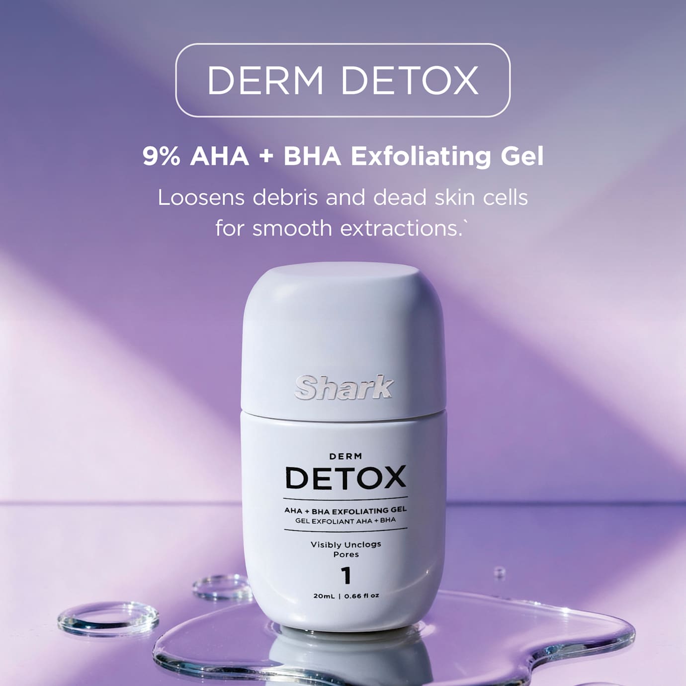 Shark FacialPro Glow & Depuffi At-Home Hydrating Facial System in Strawberry Matcha - Image 5