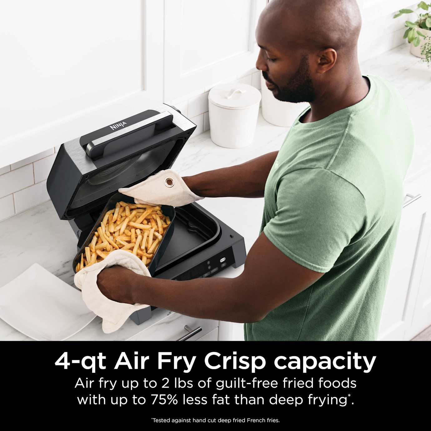 Shark-Ninja Shark-Ninja Foodi XL Indoor Grill and Air Fryer with Thermometer - Image 7