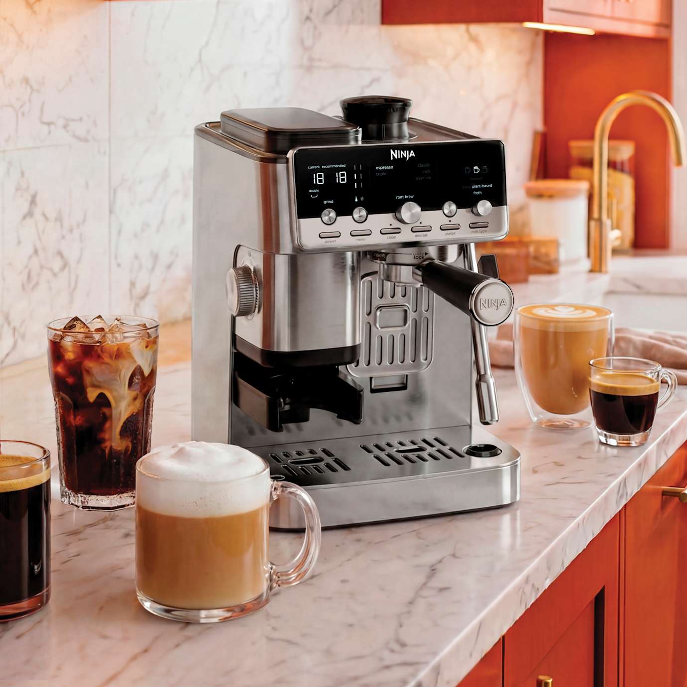 Ninja Luxe Café Mini Plus AutoFroth Espresso Machine - Image 2