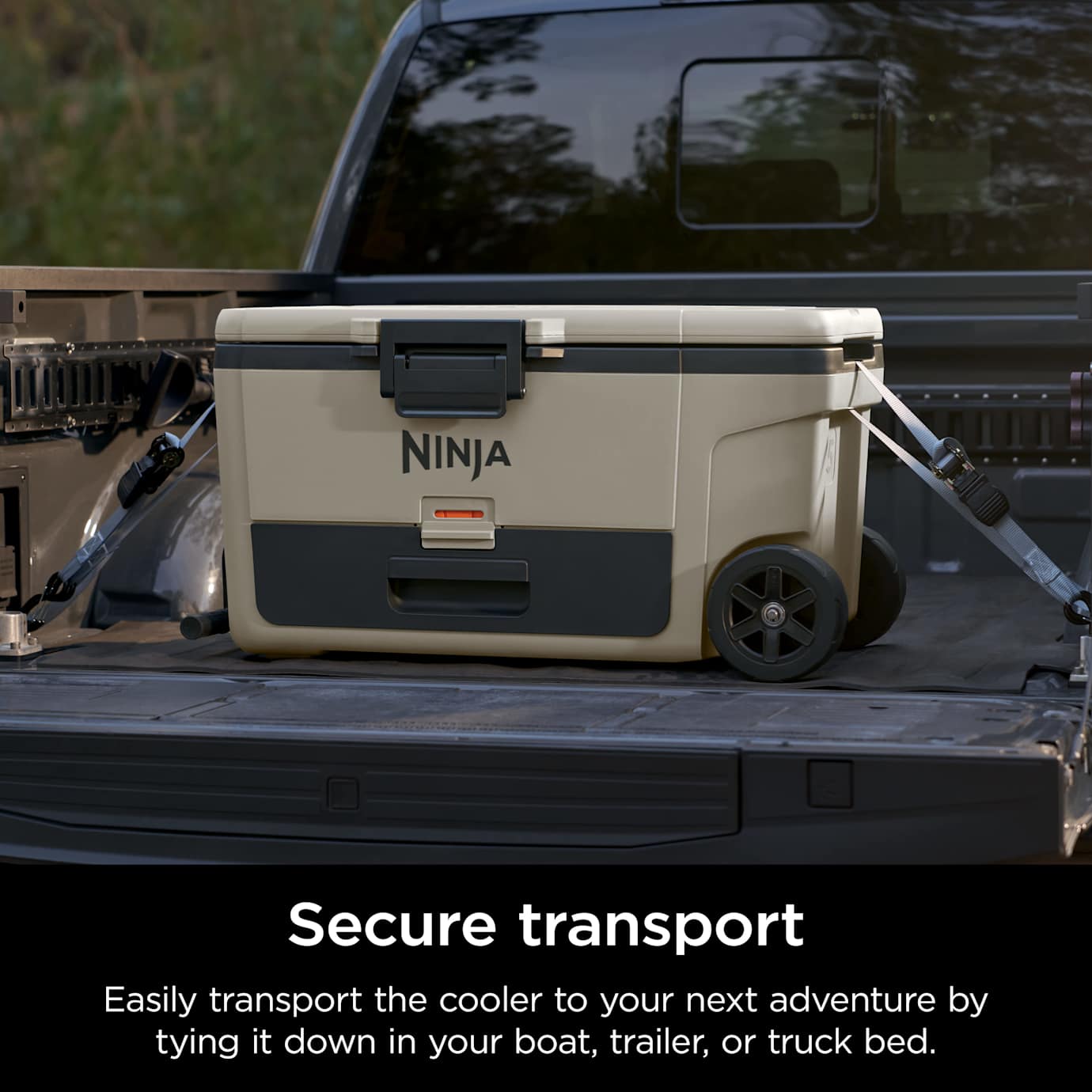 Ninja FrostVault 65qt Cooler with Wheels in Beige - Image 7