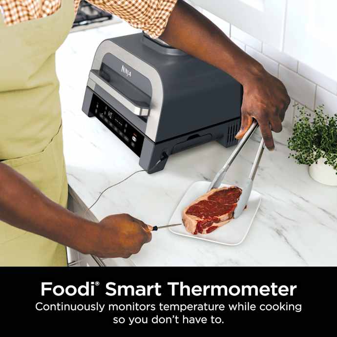 Shark-Ninja Shark-Ninja Foodi XL Indoor Grill and Air Fryer with Thermometer - Image 13