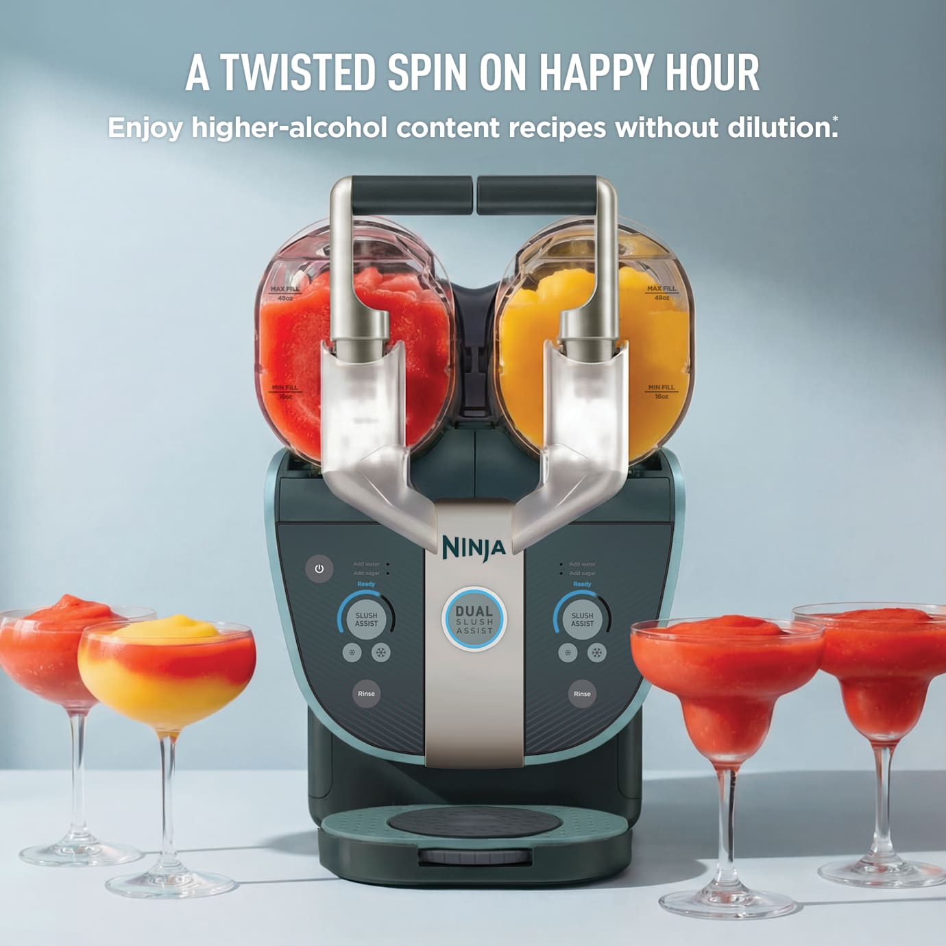 Ninja SLUSHi Twist Slushie Machine in Purple, 10+ Servings - Image 4