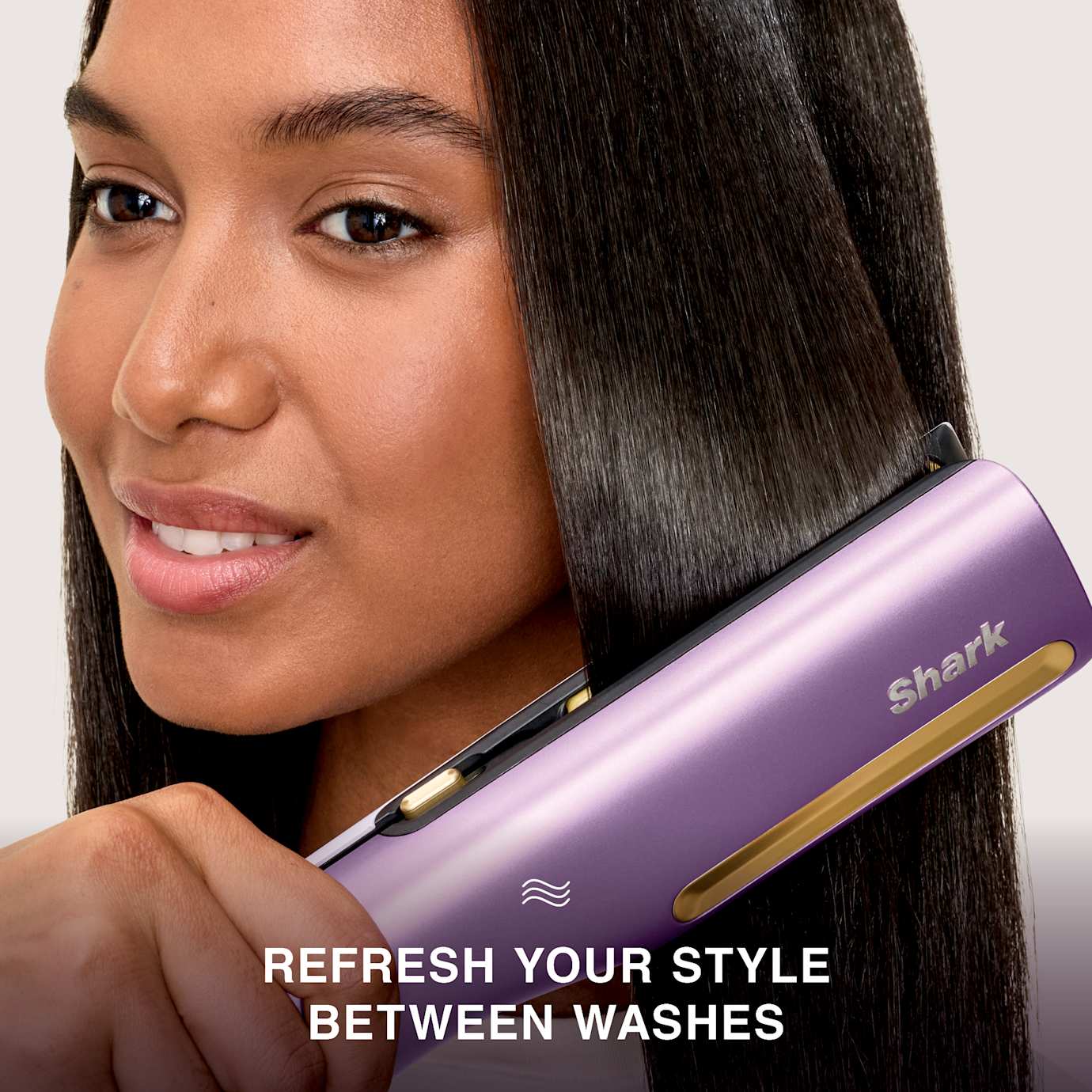 Shark SilkiPro Hair Straightener & Dryer in Rose Petal - Image 8