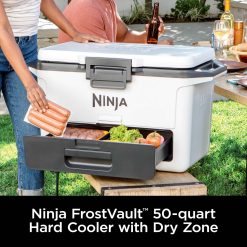 Alternative view of Ninja FrostVault 50qt Cooler in Cloud White