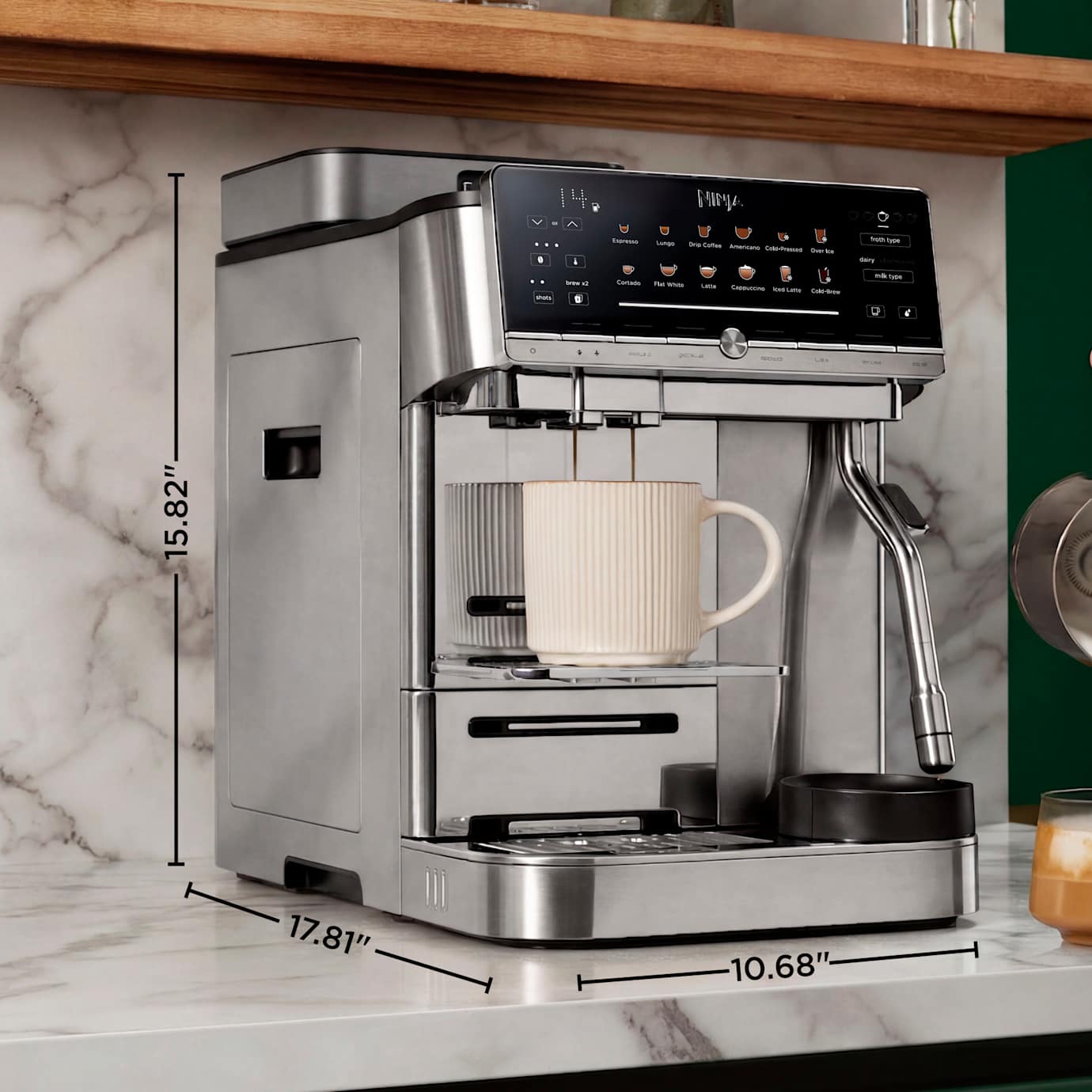 Shark-Ninja AutoBarista Pro Fully Automatic Espresso Machine in Stainless Steel - Image 11