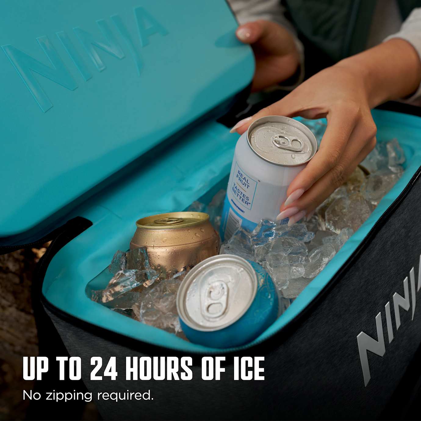 Shark Portable Misting Fan & Ninja 36 Can Backpack Cooler Bundle - Image 11