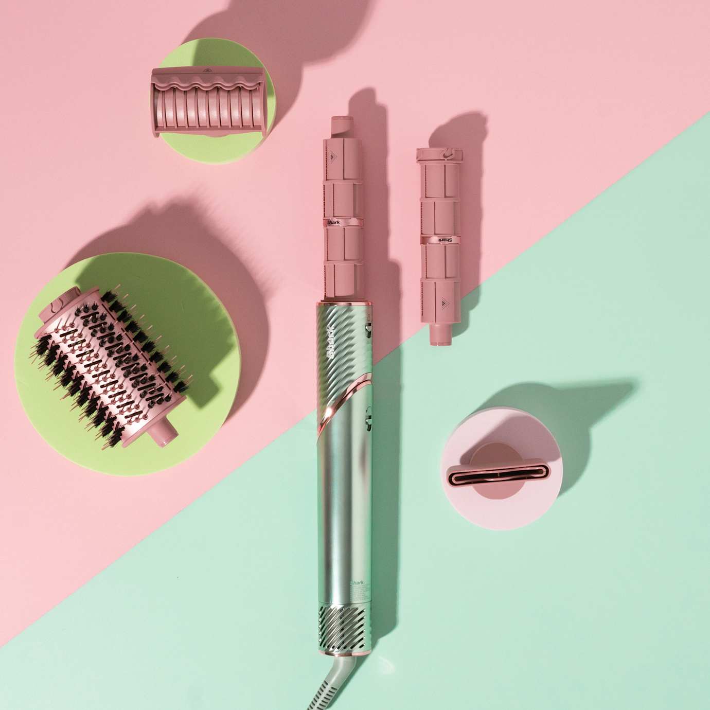 Shark FlexStyle IonCurl Air Styler & Curler in Strawberry Matcha - Image 6