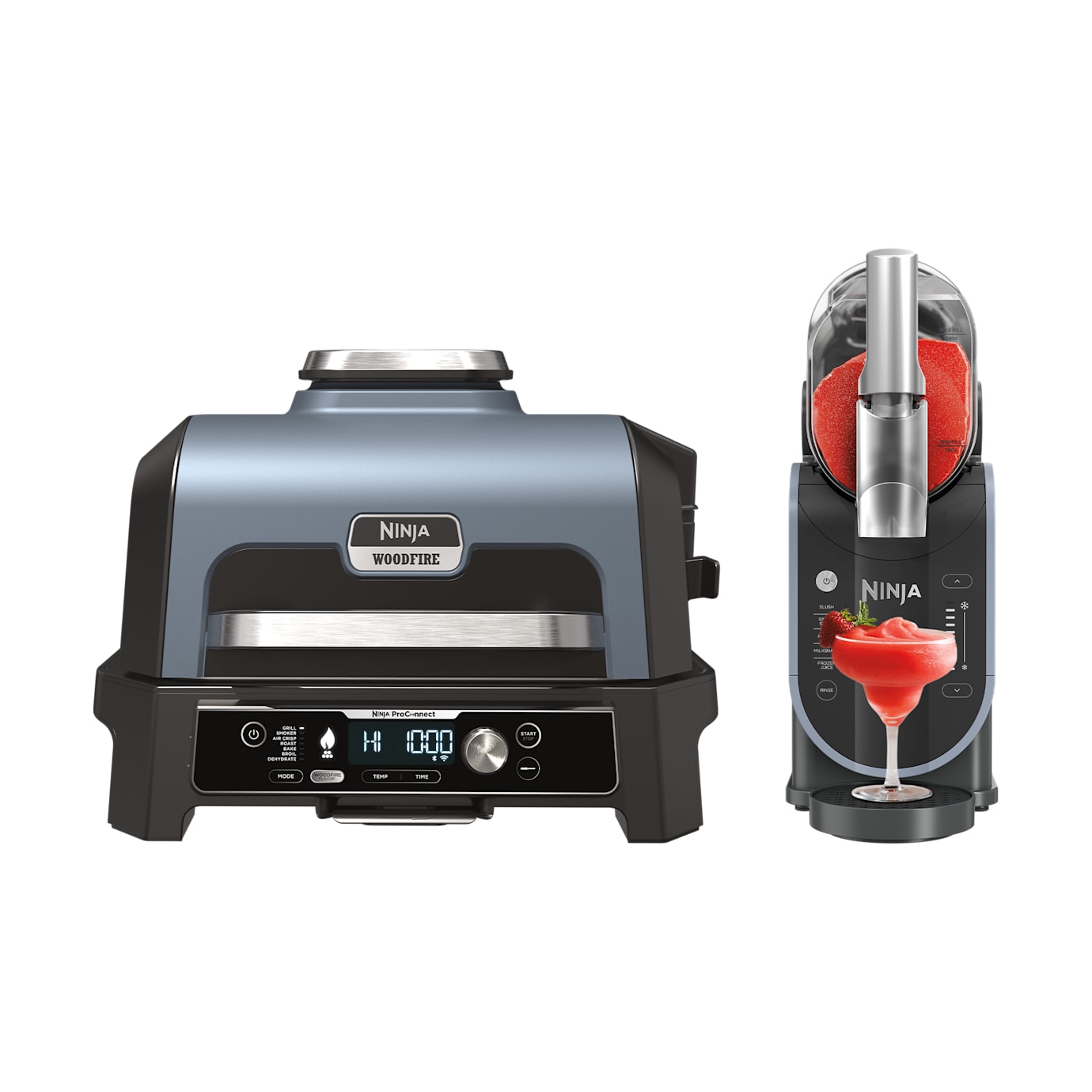 Shark-Ninja Woodfire XL Grill and Slushie Machine Bundle