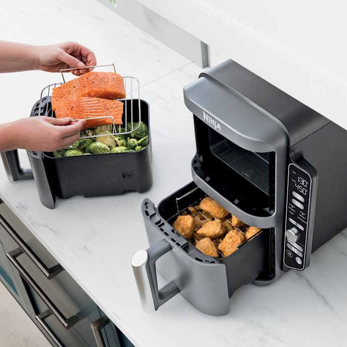 Ninja DoubleStack 10-QT Double Air Fryer in Stone Gold - Image 18