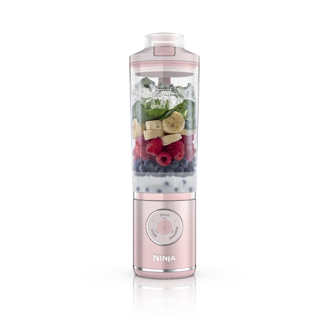 Shark-Ninja Blast Max Portable Blender in Dusty Pink