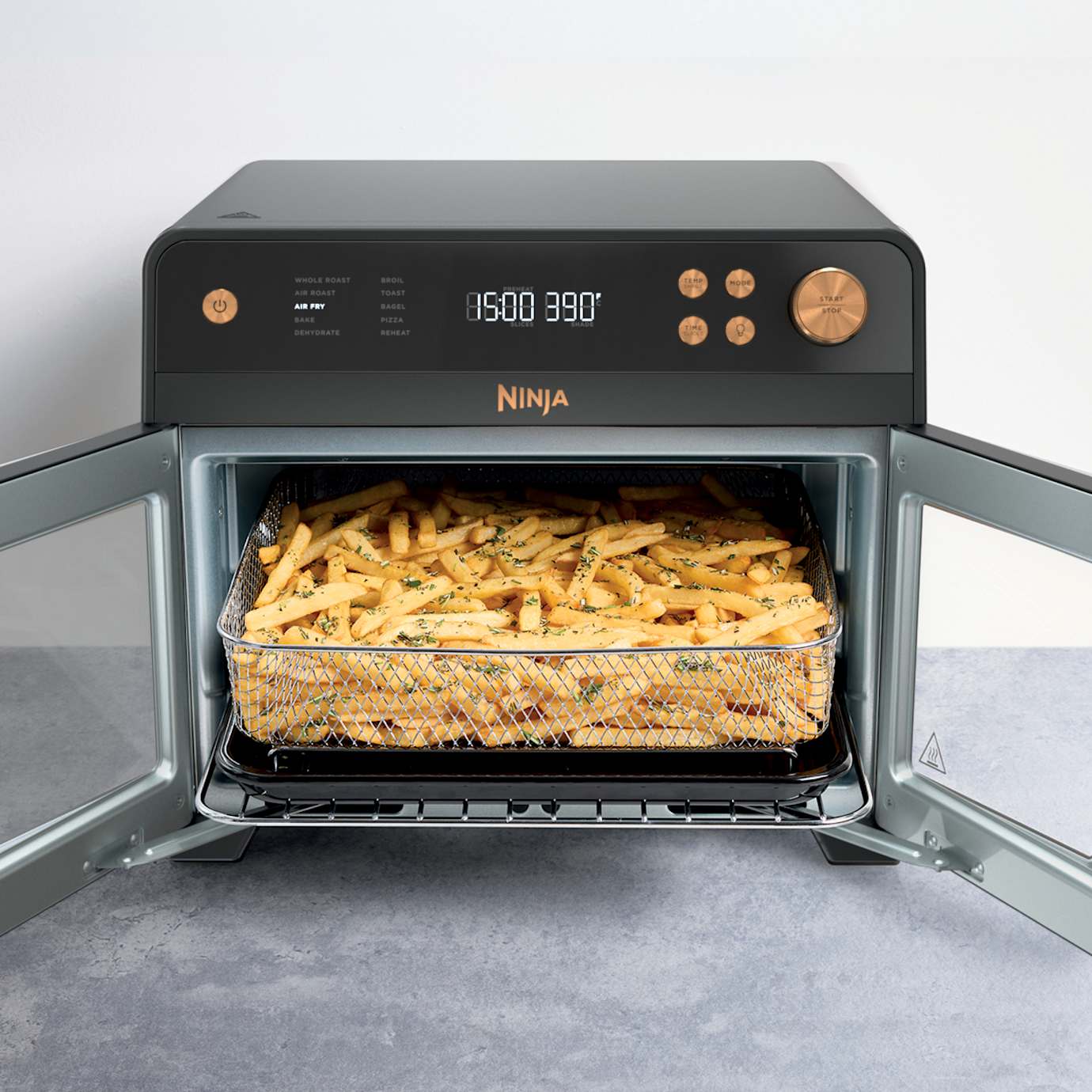 Shark-Ninja French Door Premier Air Fryer, Convection Oven, Toaster, Black - Image 13