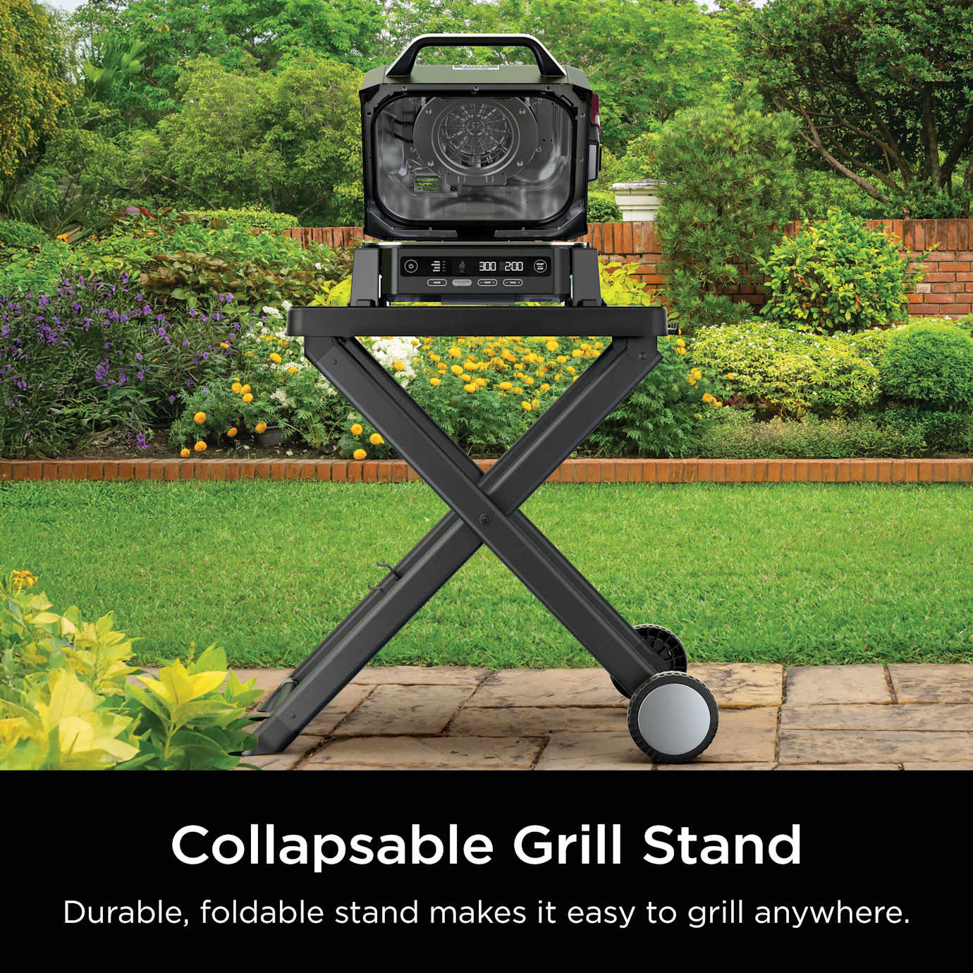 Ninja Woodfire Outdoor Grill and Smoker Stand Bundle - Image 3