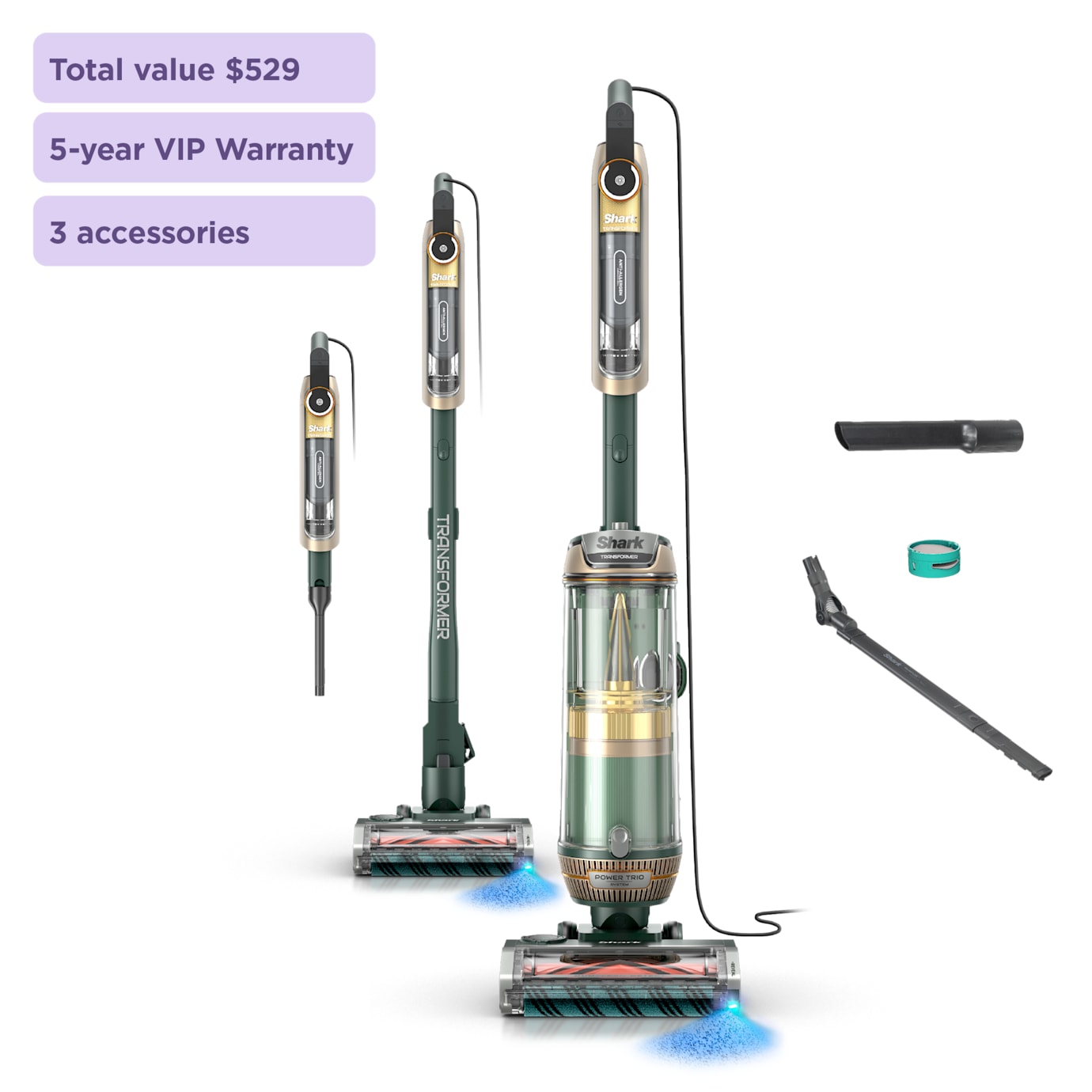 Shark-Ninja PowerDetect Transformer Upright Vacuum