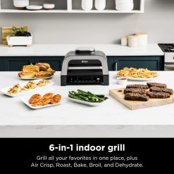 Alternative view of Shark-Ninja Shark-Ninja Foodi XL Indoor Grill and Air Fryer with Thermometer