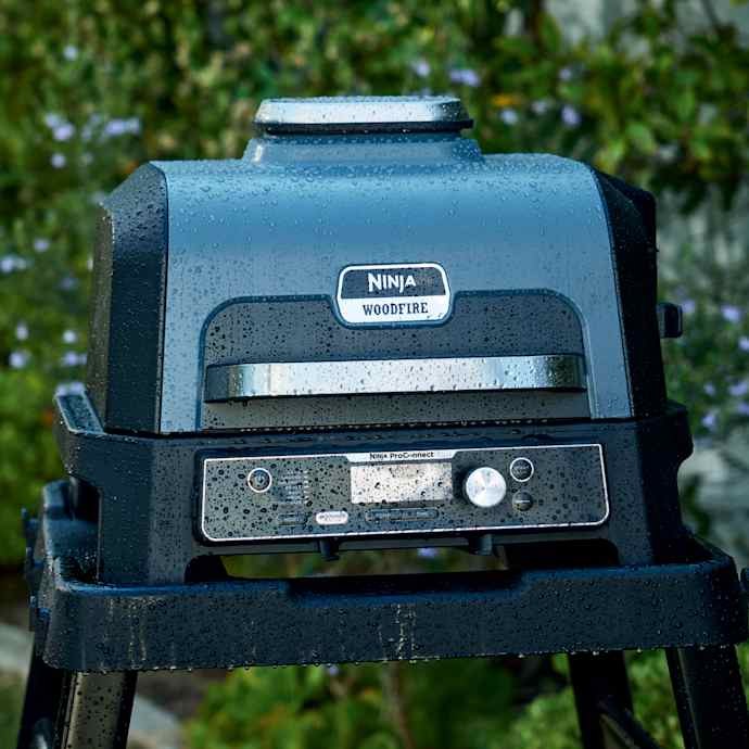 Ninja Woodfire Premium XL BBQ Grill in Green and Gold - Image 9