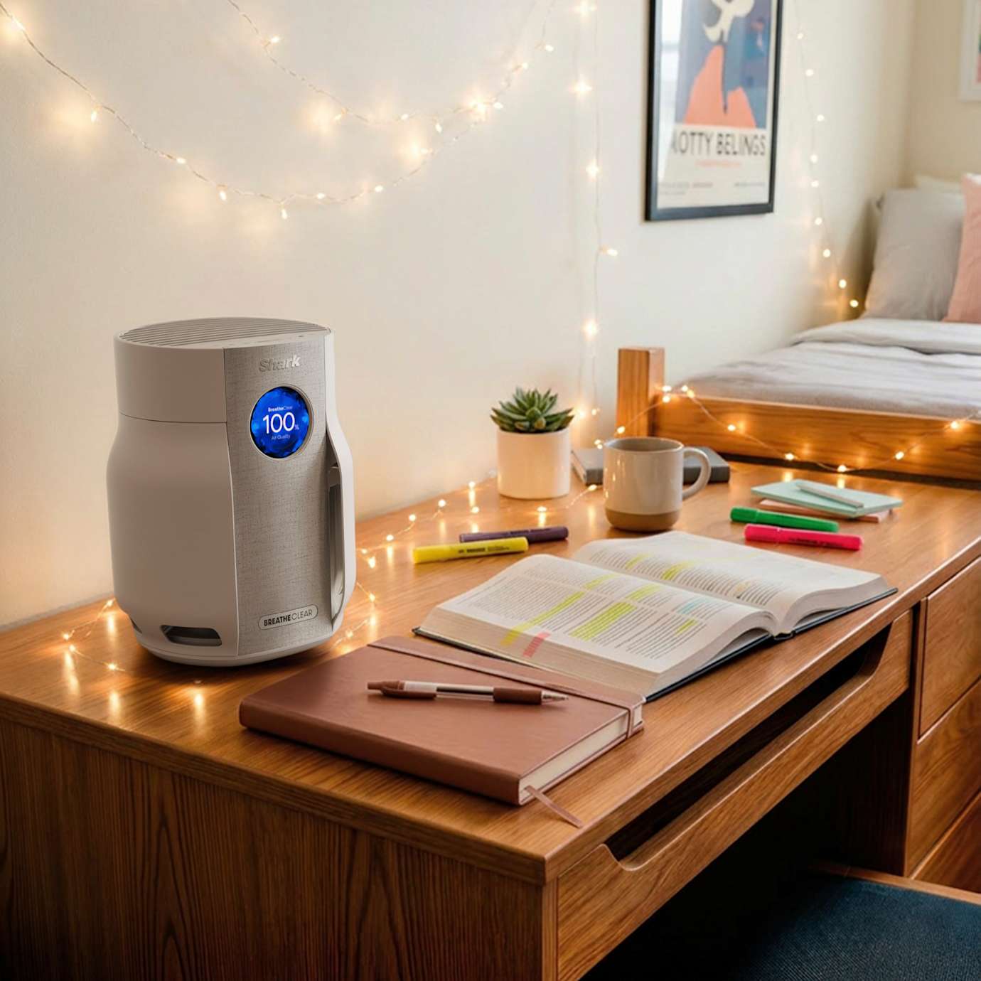 Shark BreatheClear Compact Pro with NeverChange Air Purifier, Charcoal - Image 3
