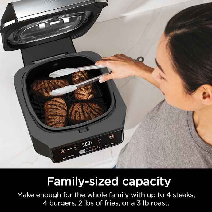 Shark-Ninja Shark-Ninja Foodi Indoor Grill and Air Fryer - Image 5