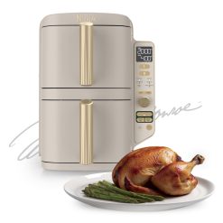 Ninja DoubleStack 10-QT Double Air Fryer in Stone Gold