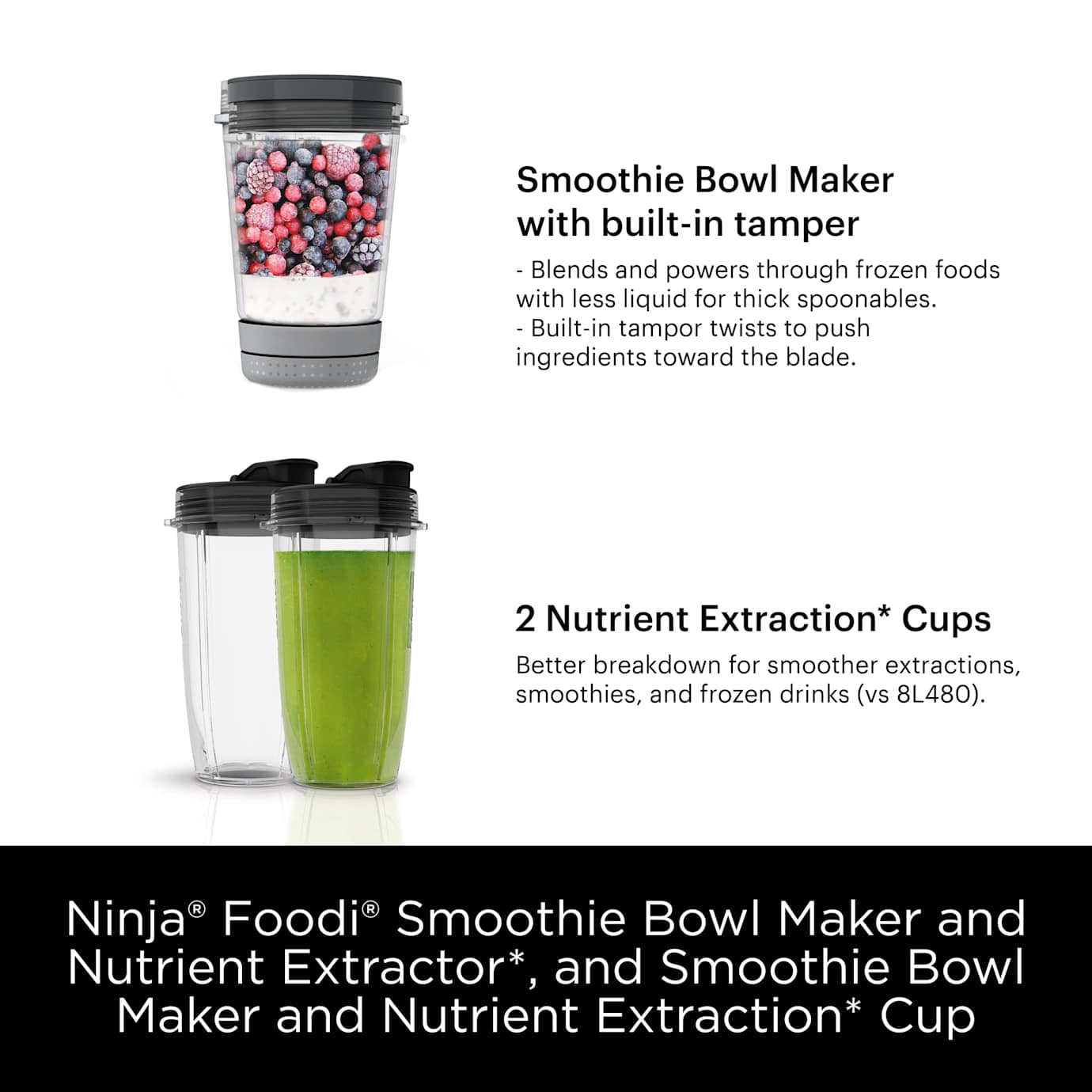Ninja Shark|Ninja Foodi Smoothie Blender with Cups - Image 9