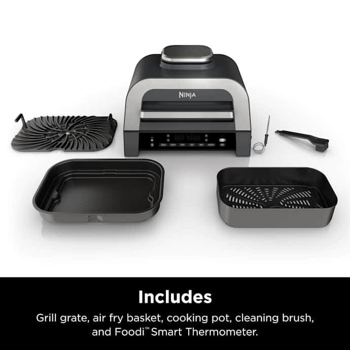 Shark-Ninja Shark-Ninja Foodi XL Indoor Grill and Air Fryer with Thermometer - Image 19