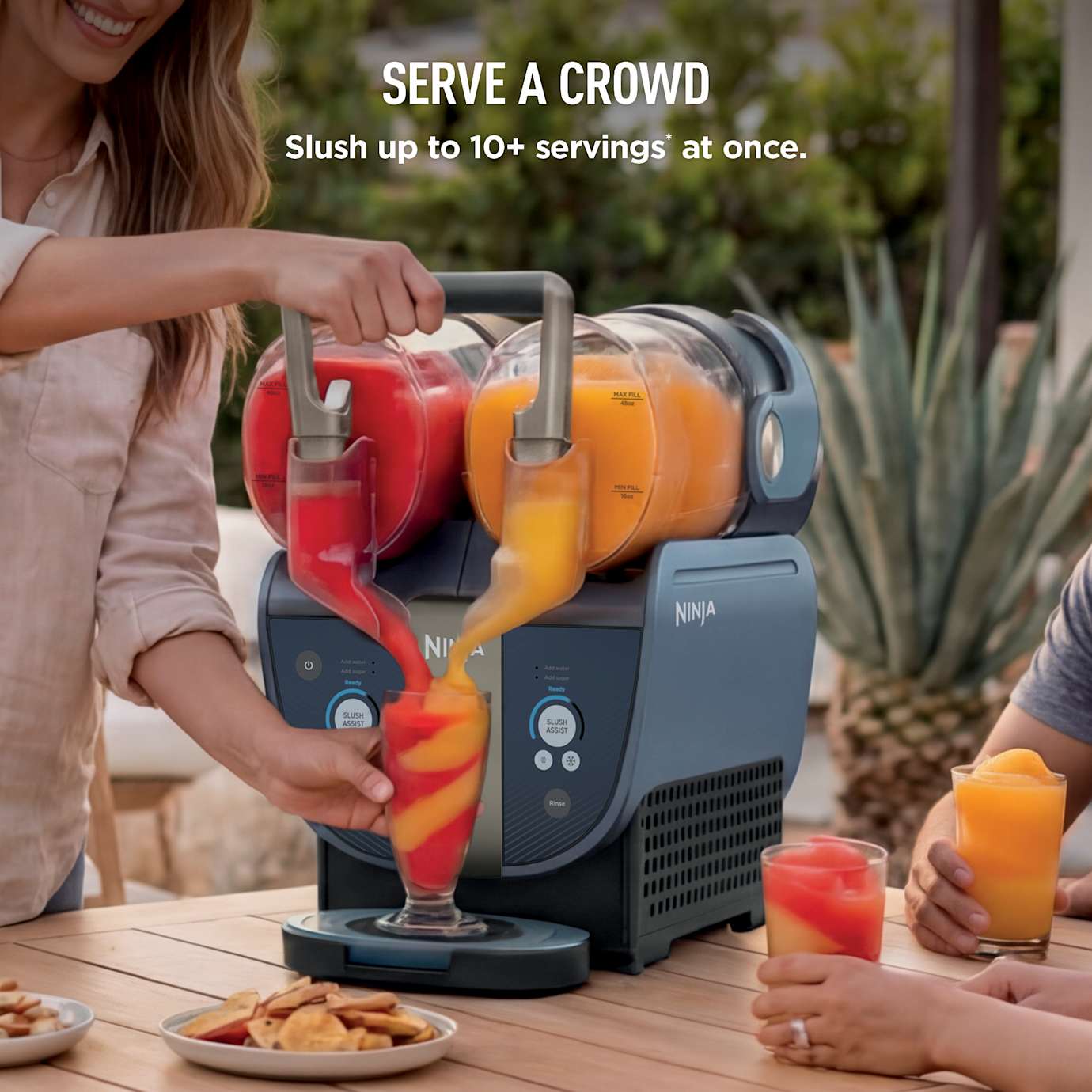 Ninja SLUSHi Twist Slushie Machine in Purple, 10+ Servings - Image 3