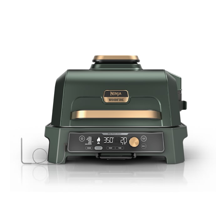 Ninja Woodfire Premium XL BBQ Grill in Green and Gold - Image 3