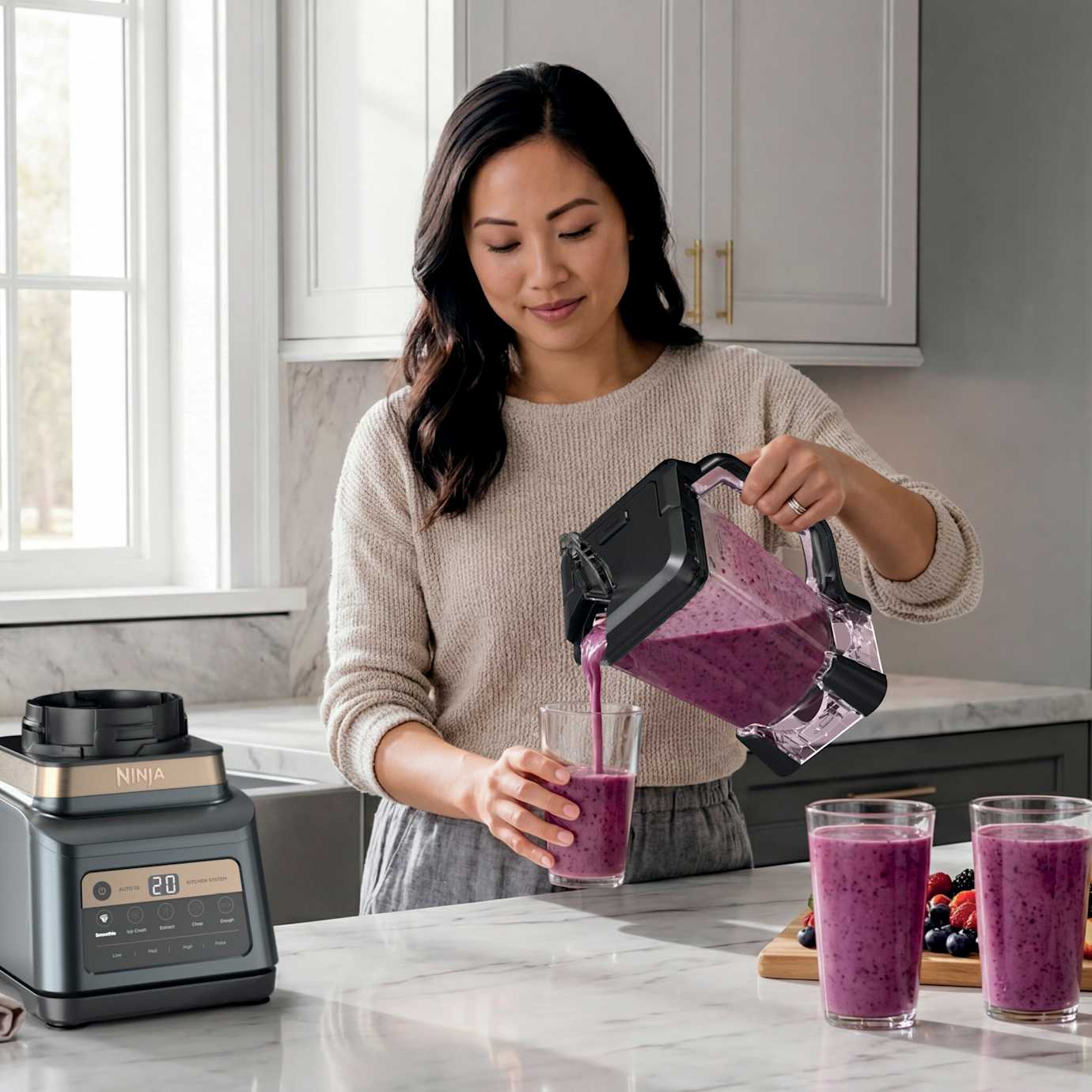 Ninja Professional Plus Premier Blender and Food Processor with Auto-IQ in Graphite - Image 3