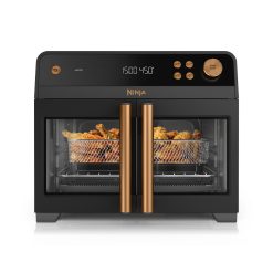 Ninja French Door Premier Air Fryer, Convection Oven, Toaster, Black