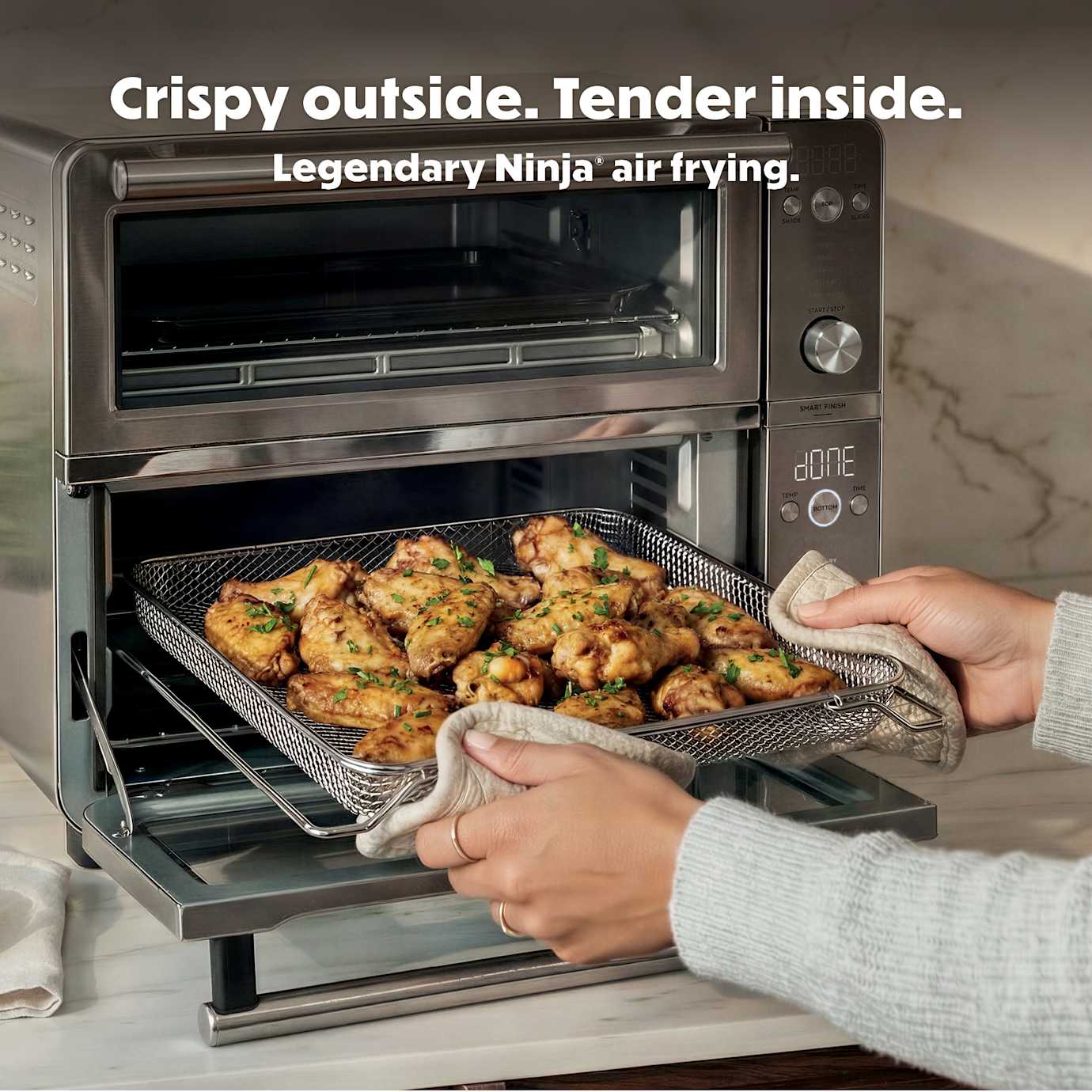 Shark-Ninja Double Oven Pro Smart XL Countertop Oven & Air Fryer, Onyx - Image 4