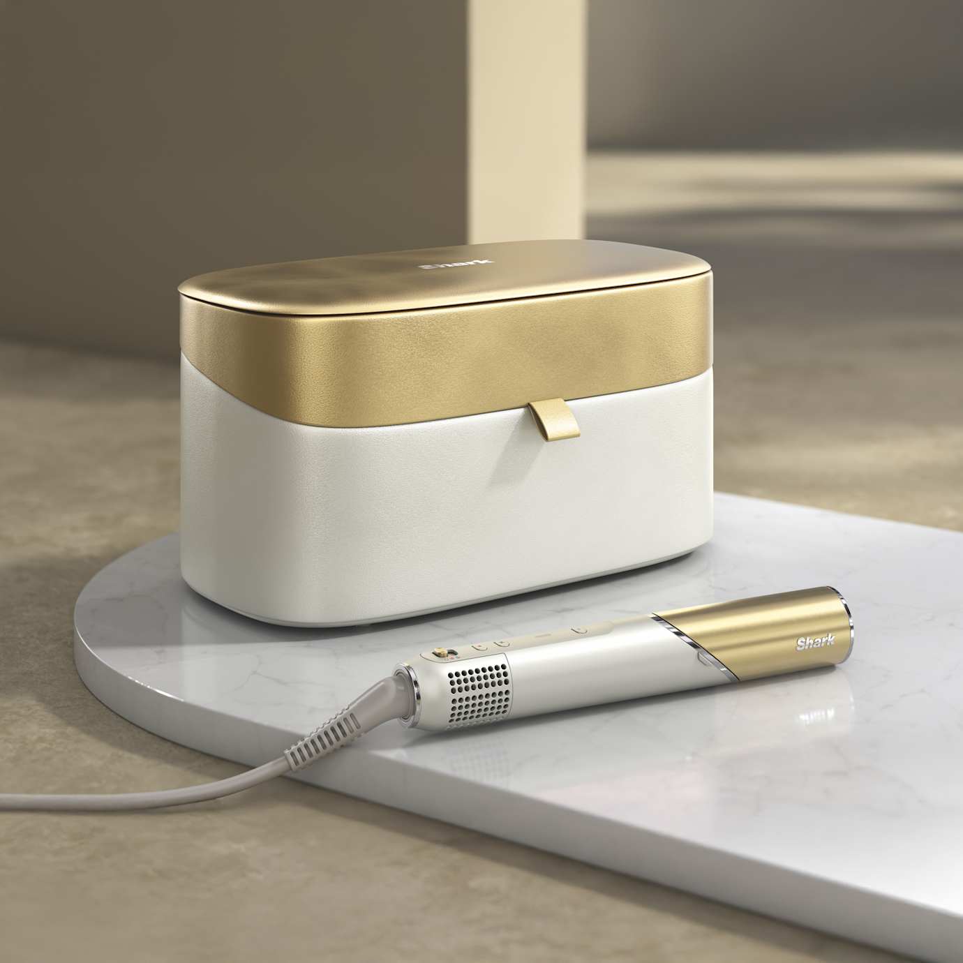 Shark Glam Premium Vanity Case (Gold) - Image 3