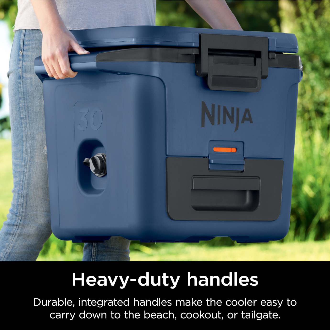 Shark-Ninja FrostVault 30qt Hard Cooler with Cold Dry Zone in Pink - Image 8