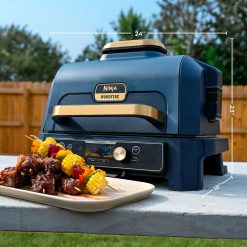 Alternative view of Ninja Woodfire Premium XL BBQ Grill in Green and Gold