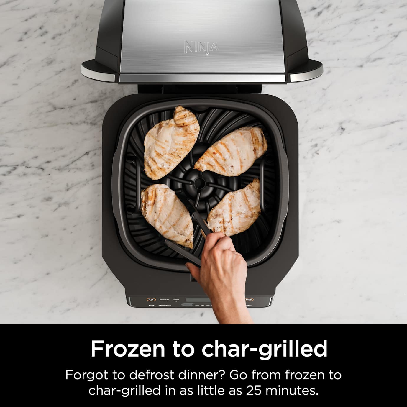 Shark-Ninja Shark-Ninja Foodi Indoor Grill and Air Fryer - Image 17