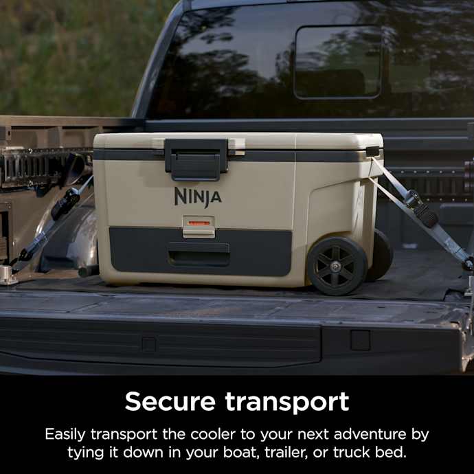 Ninja FrostVault 65qt Cooler with Wheels in Beige - Image 15
