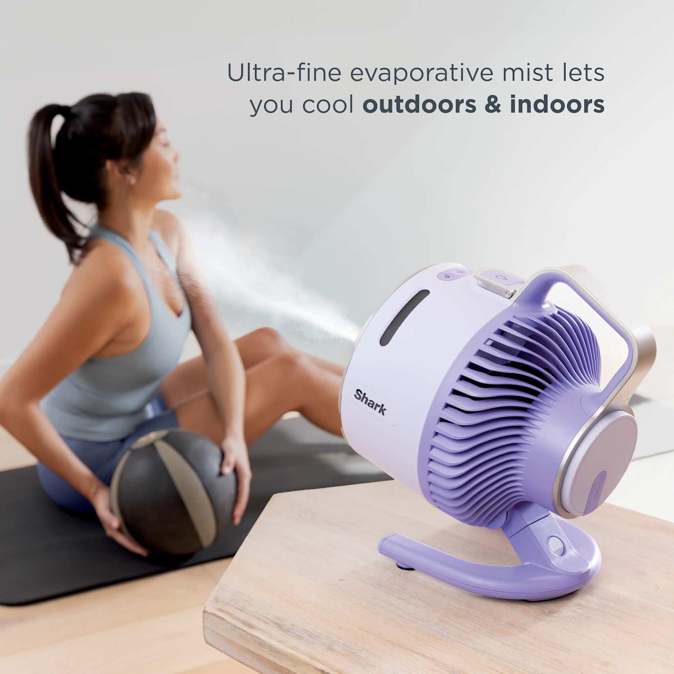 Shark Portable Misting Fan & Ninja 36 Can Backpack Cooler Bundle - Image 4