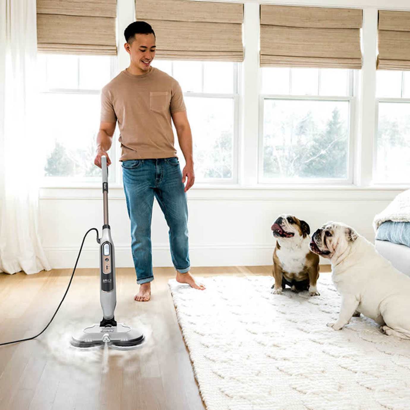 Shark-Ninja Steam & Scrub Automatic Steam Mop - Image 3