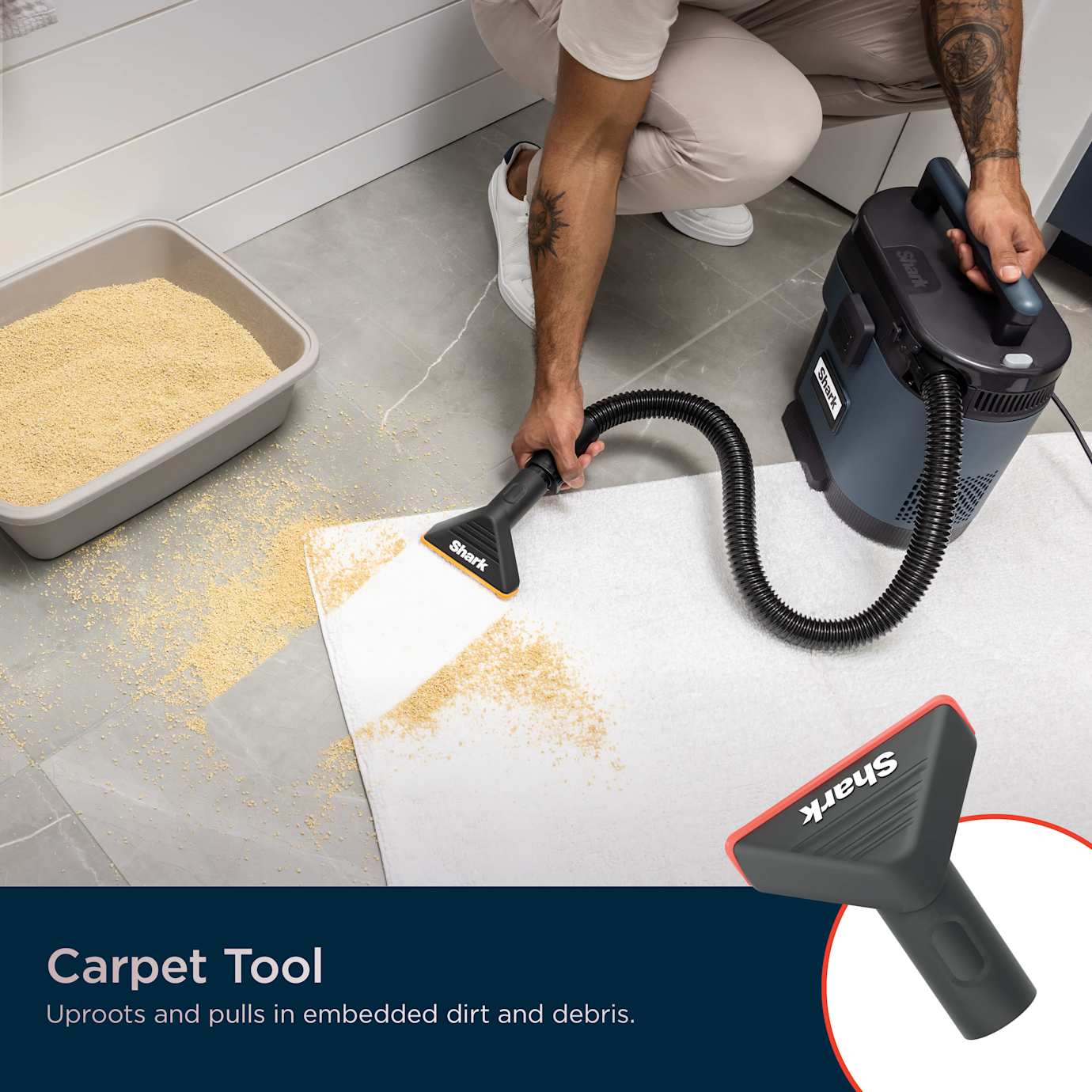 Shark MessMaster Portable Wet Dry Vacuum - Image 9