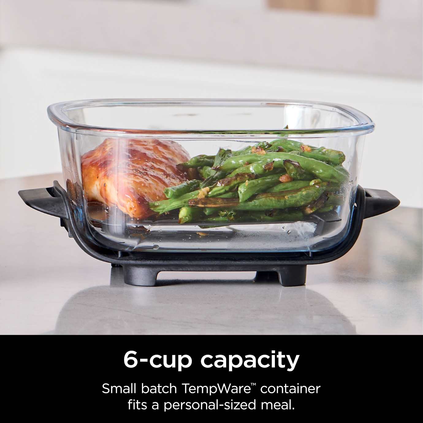 Ninja 6-Cup CleanCrisp Glass Container - Image 2