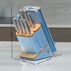 Alternative view of Ninja NeverDull Pro 10-Piece Premium Kitchen Knife Set & Steak Knives in Chai Pink