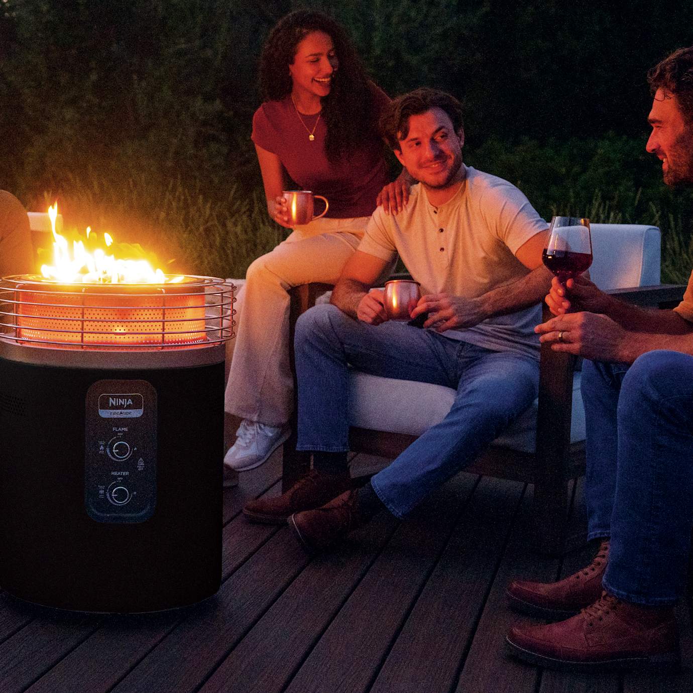 Ninja Fireside360 Outdoor Heater & Fire Pit with Cover Bundle - Image 7