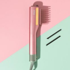 Alternative view of Shark SilkiPro Hair Straightener and Dryer in Strawberry Matcha