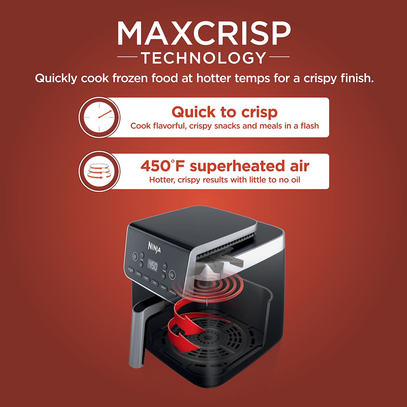 Shark-Ninja 6.5-QT Air Fryer Pro in Stone Gold - Image 7