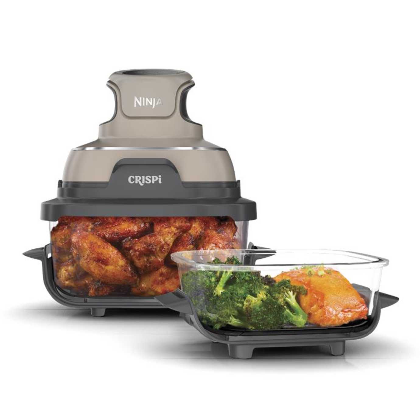 Shark-Ninja Crispi 4-in-1 Glass Air Fryer in Stone