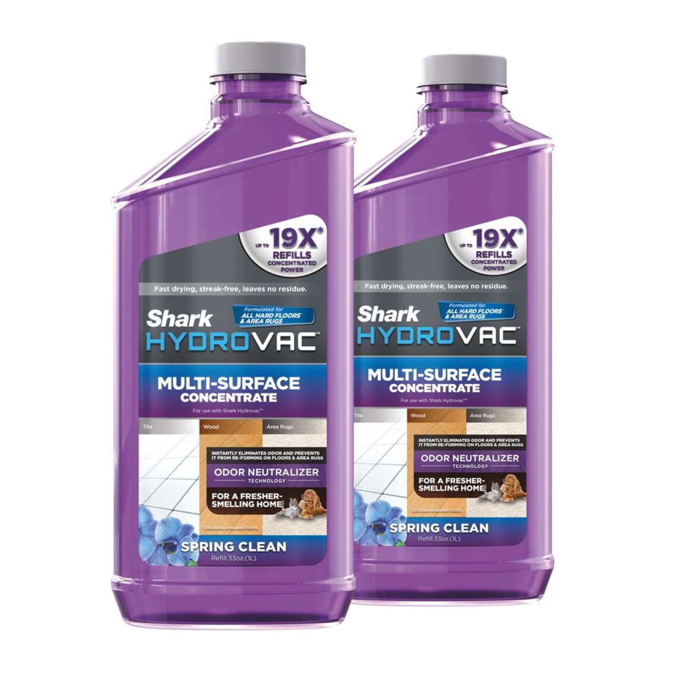 Shark Hydro 2-Pack 1L Multi-Surface Concentrate