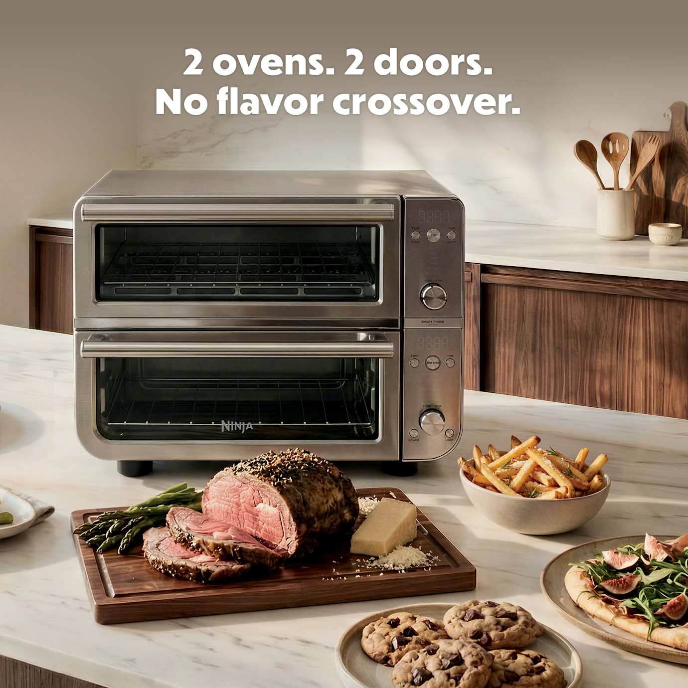 Shark-Ninja Double Oven Pro Smart XL Countertop Oven & Air Fryer, Onyx - Image 5