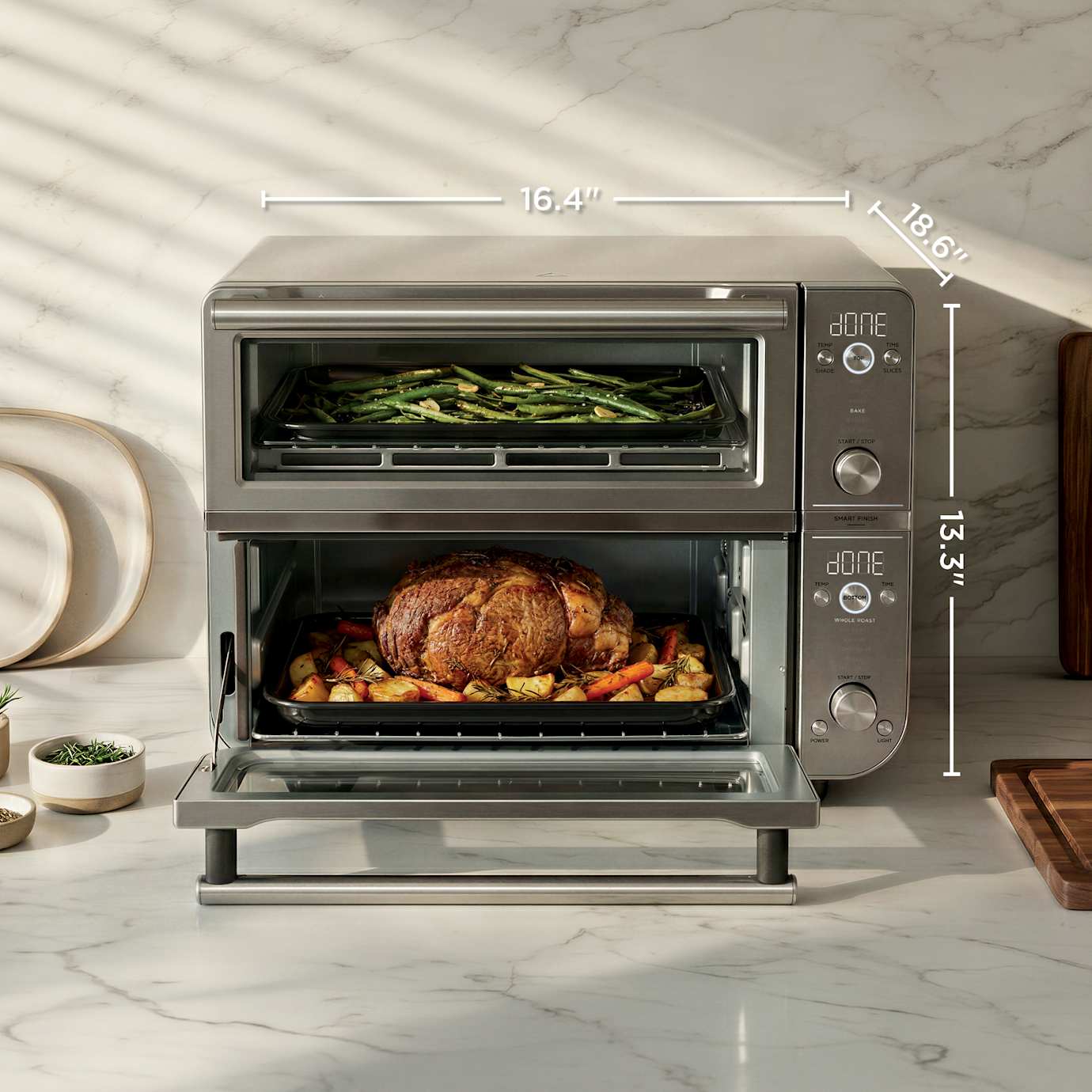 Shark-Ninja Double Oven Pro Smart XL Countertop Oven & Air Fryer, Onyx - Image 6