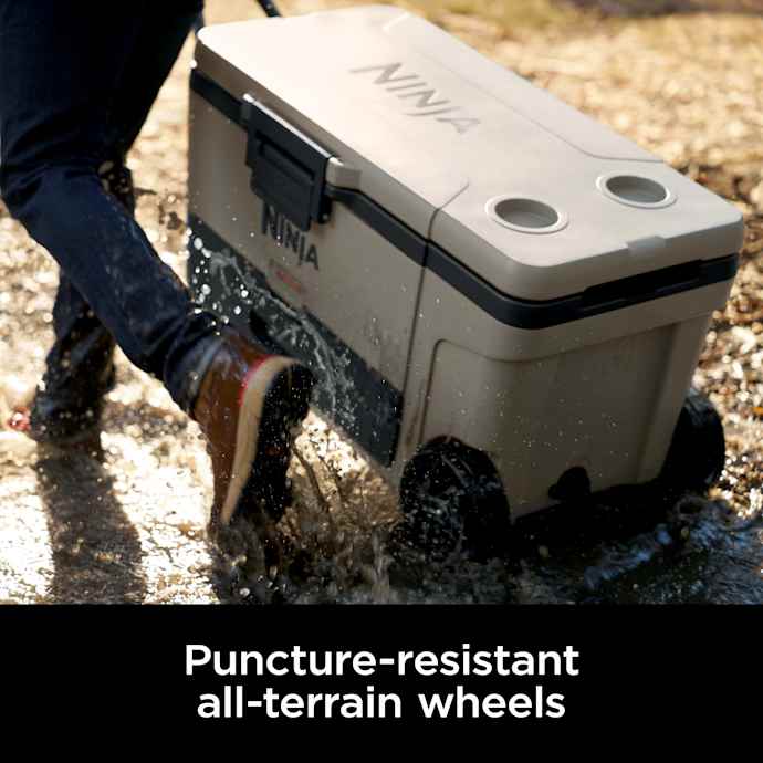 Ninja FrostVault 65qt Cooler with Wheels in Beige - Image 13