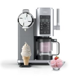 Ninja CREAMi Scoop & Swirl Soft Serve Ice Cream Machine