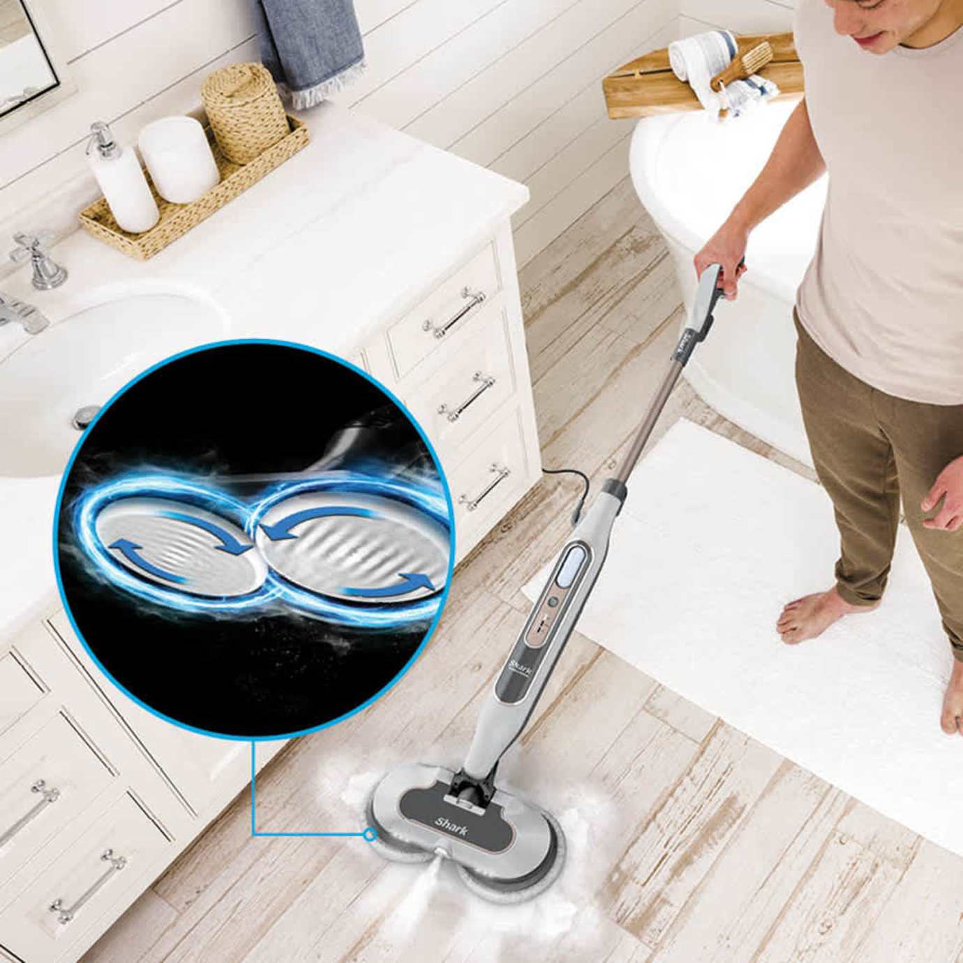 Shark-Ninja Steam & Scrub Automatic Steam Mop - Image 4