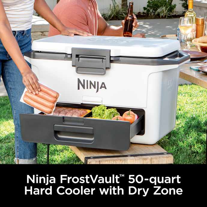 Ninja FrostVault 50qt Cooler in Cloud White - Image 11